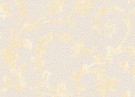 Χρυσή και γκρίζα floral μετακινούμενη ταπετσαρία, εγχώριο σχέδιο ταπετσαριών σύγχρονης τέχνης